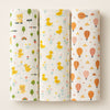 Baby Muslin Wrap/Swaddle (Set of 3)