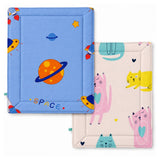 Waterproof Baby Changing Mat Set of 2 - Diaper Changing Sheets 60x45 cm