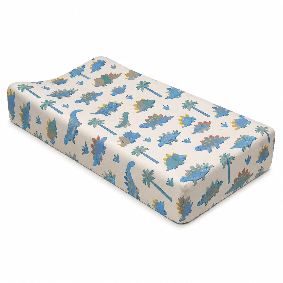 Baby Diaper Changing and Massage Pad with Safety Belt (MultiDino)