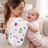 Cotton Muslin Baby Burp Cloth – Ultra Soft & Breathable Baby Burp Cloth for Newborn Boys & Girls (0–12 Months) | 100% Cotton Muslin Soft Baby Cloth for Feeding, Cleaning & Daily Baby Care