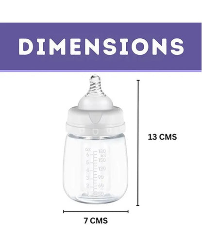 Newborn Feeding Bottle with Anti-Colic Venting System (180 ml)