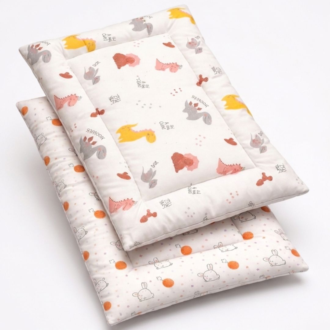 Zikku Muslin Baby Gaddi Combo Pack of 2