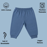 Plain Pyjama/Lowers Combo for Kids set of 3 (1-2 Years)