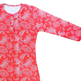 Crimson Breeze Kurta Set (Unisex)