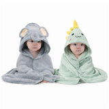 ZIKKU Ultra Soft Baby Hooded Bath Towels Set of 2