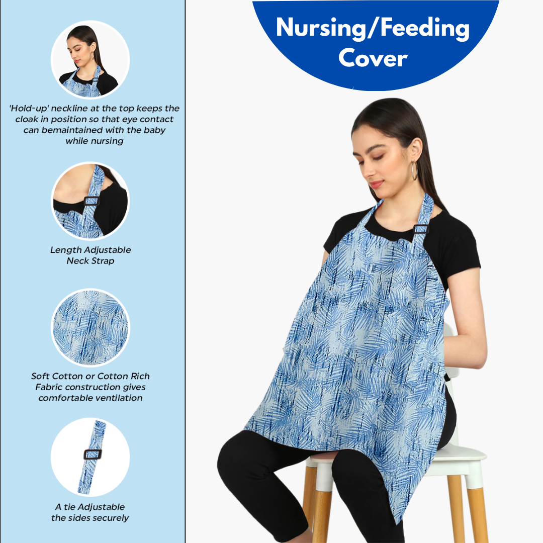Nursing/Breastfeeding Essentials Combo for Mothers (Nursing Bra + Nursing Pads + Nursing Pillow + Nursing Cover)