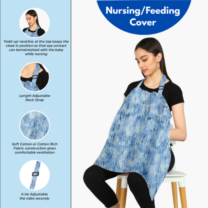 Nursing/Breastfeeding Essentials Combo for Mothers (Nursing Bra + Nursing Pads + Nursing Pillow + Nursing Cover)