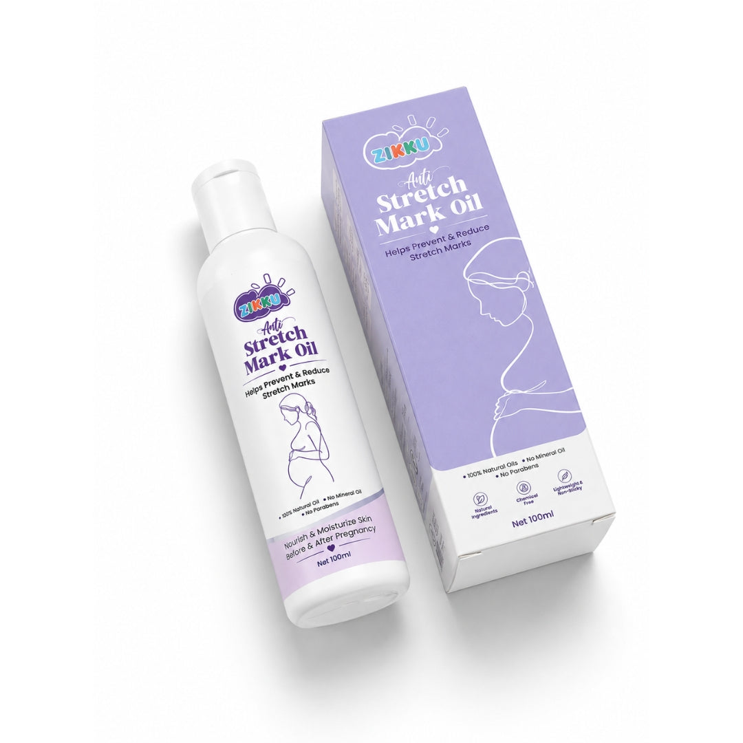 Anti-stretch Mark Oil For Post & Pre Pregnancy Care (100ml)
