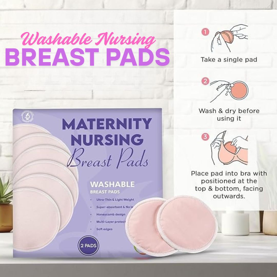 Nursing/Breastfeeding Essentials Combo for Mothers (Nursing Bra + Nursing Pads + Nursing Pillow + Nursing Cover)