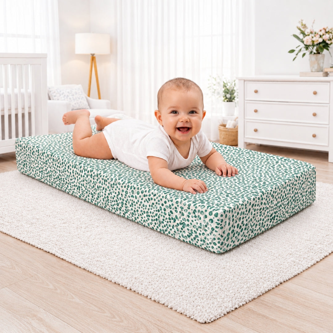 Baby Diaper Changing and Massage Pad with Safety Belt