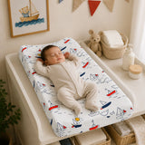 Baby Diaper Changing and Massage Pad with Safety Belt