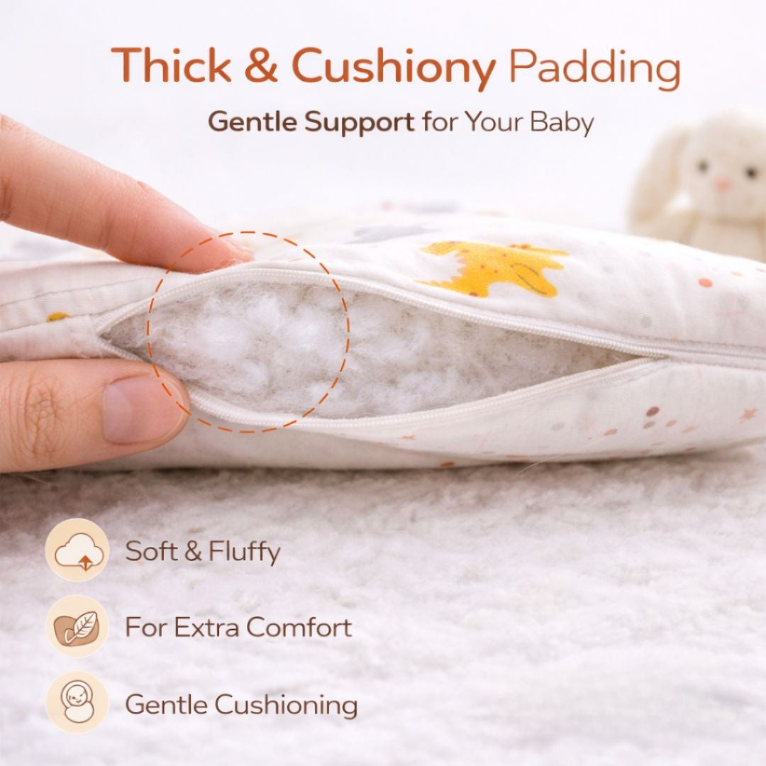 Zikku Muslin Baby Gaddi Combo Pack of 2