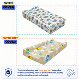 Baby Diaper Changing and Massage Pad with Safety Belt (MultiDino)