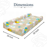 Baby Diaper Changing and Massage Pad with Safety Belt (MultiDino)