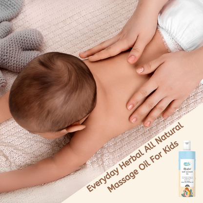 100% Herbal Baby Massage Oil (100ml)
