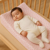 Diaper Changing and Massage Bed/Pad with Cover (Toy Pad+Pink Cover))