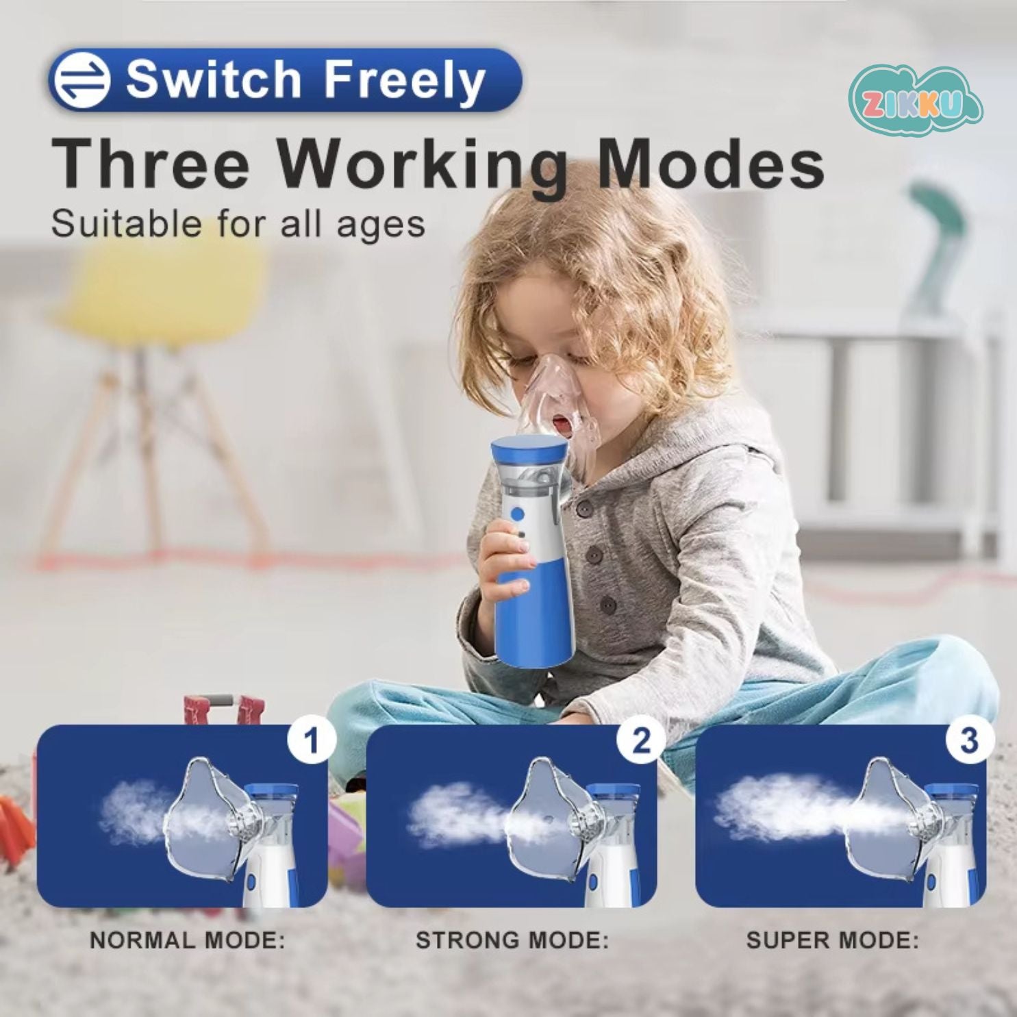 Portable Mesh Nebulizer for Kids (New Improved)