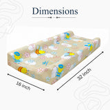 Baby Diaper Changing and Massage Pad with Safety Belt ( Dinasaur)