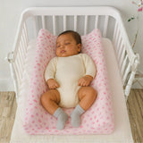 Diaper Changing and Massage Bed/Pad with Cover (Toy Pad+Pink Cover))