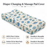Baby Diaper Changing and Massage Pad with Safety Belt (MultiDino)