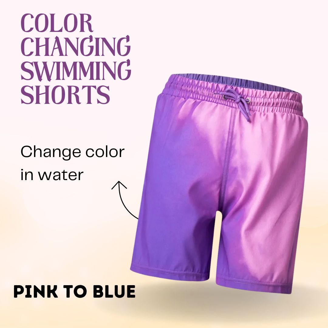 Color Changing Swimming Trunks/Shorts for Kids
