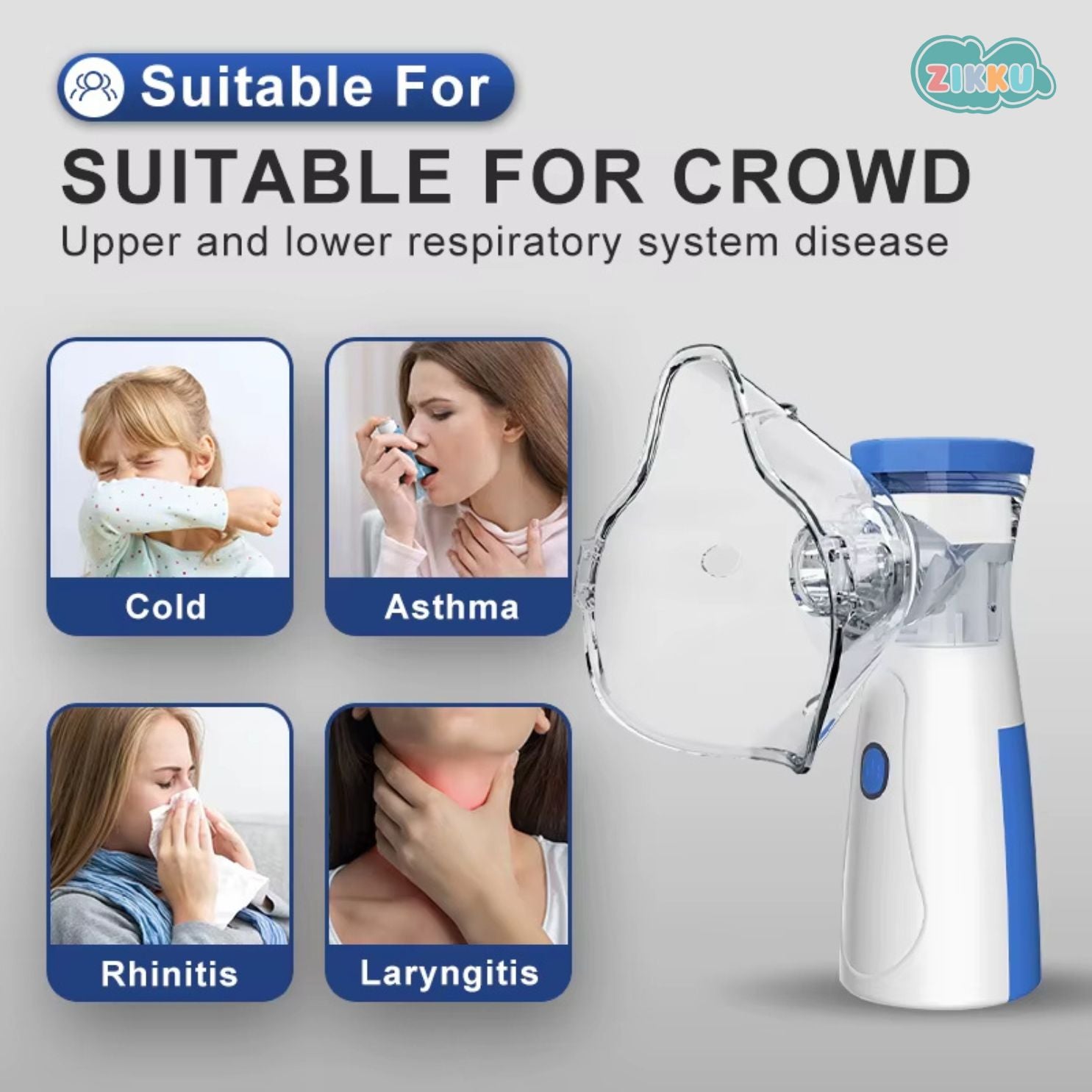 Portable Mesh Nebulizer for Kids (New Improved)