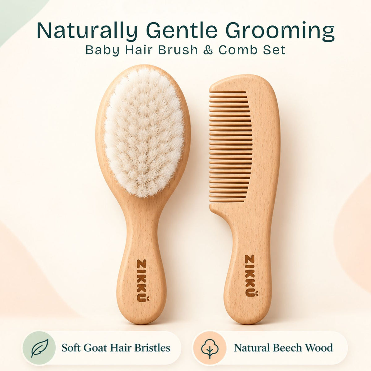 Baby Hair Brush & Comb Set