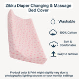 Diaper Changing and Massage Bed/Pad with Cover (Toy Pad+Pink Cover))