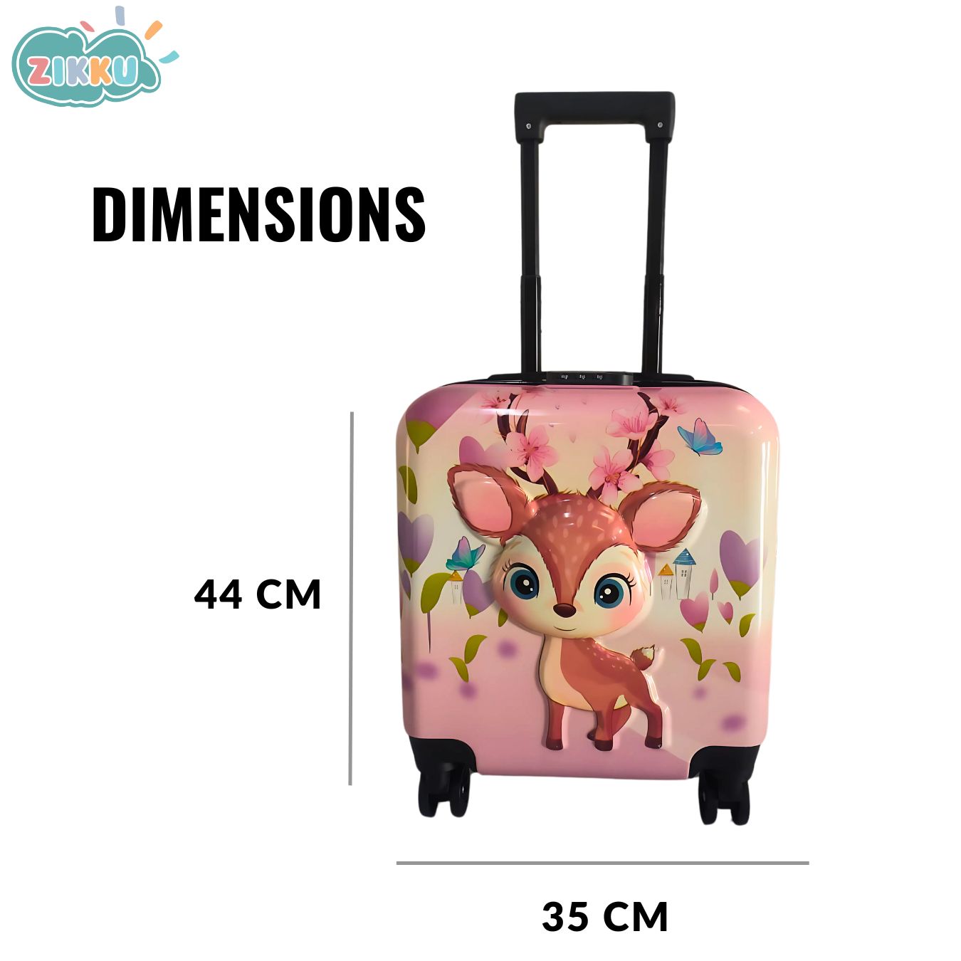 Tiny Deer Explorer Trolley Bag