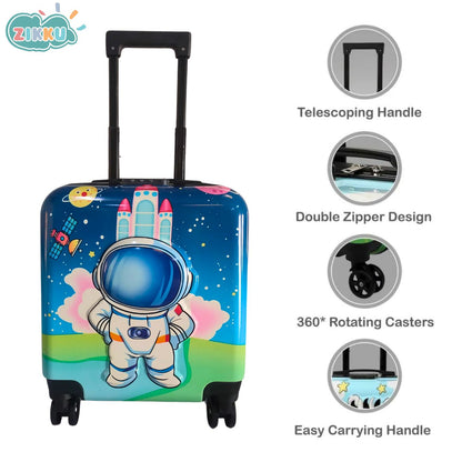 Blue Astronaut Voyager Trolley Bag