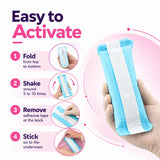 Perineal Instant Ice Maxi Pads for Postpartum Cooling Relief, Single-Use Absorbent Pads