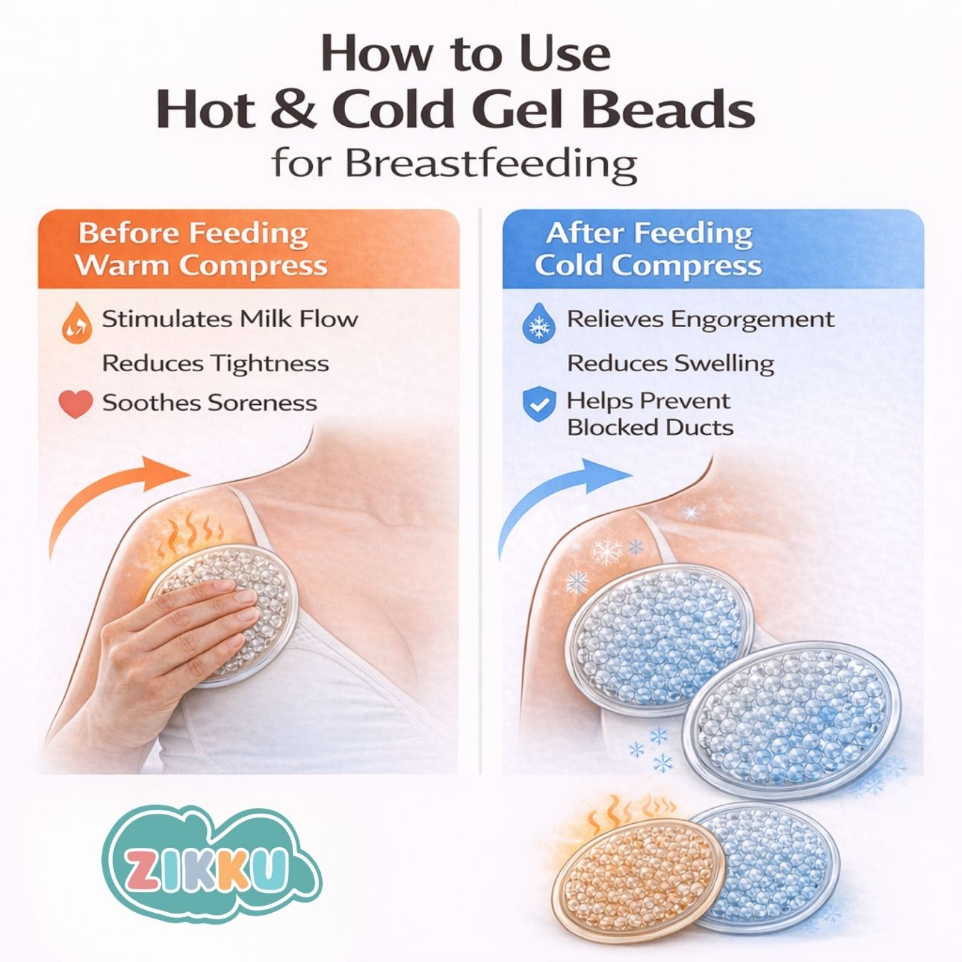 Zikku Hot & Cold Gel Beads