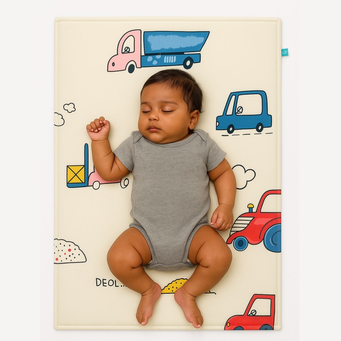 Zikku Diaper Changing & Massage Bed Protector Set of 3 (City Print)