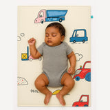 Zikku Diaper Changing & Massage Bed Protector Set of 3 (City Print)