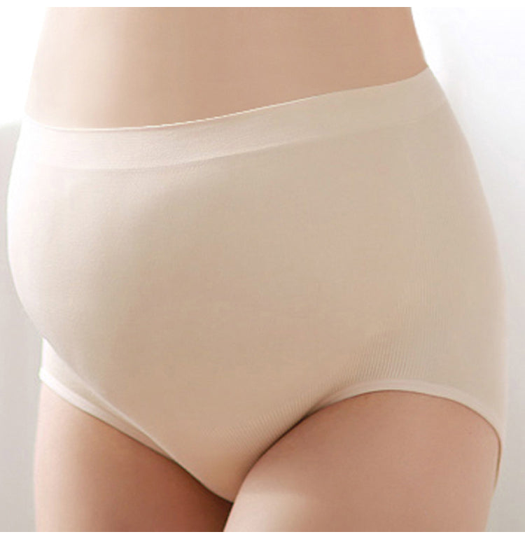 Women Underwear Brief Seamless V Shaped Belly Support During Pregnancy  Breathable Low Waist Panties 1PC 