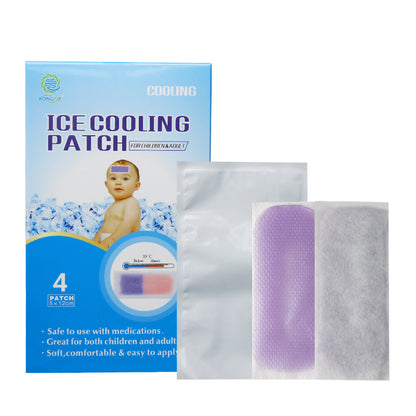 Color Changing Cooling Gel Patch for Fever (Pack of 4 Patches)
