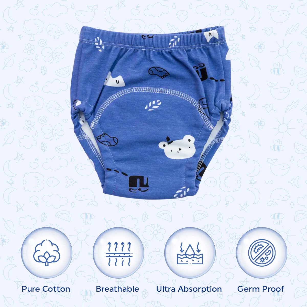 Potty Training Pants|Toddler|Reusable|Boys|Girls|Cute Prints