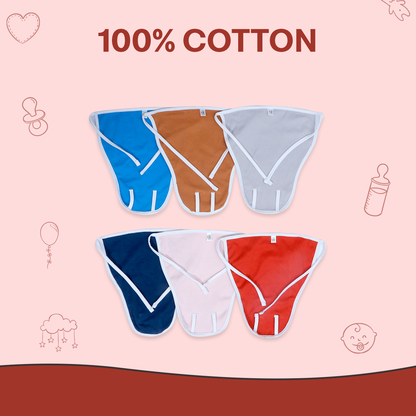 Cotton Nappies/Langot for 0-6 Months Baby (Pack of 6)