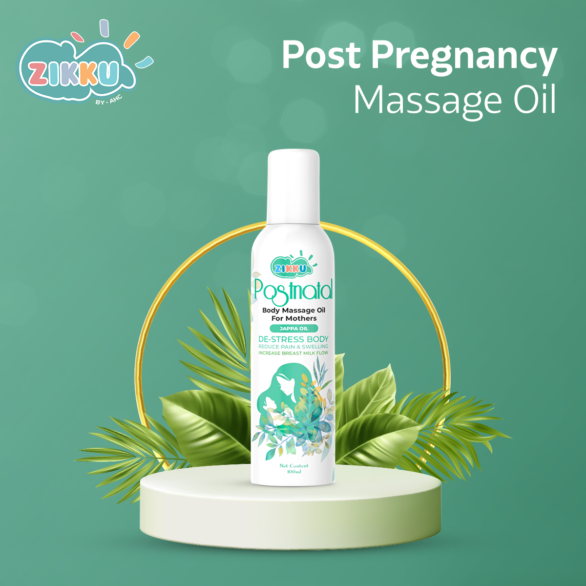 Postnatal/Post-pregnancy Body Massage Oil for Mothers (100ml)