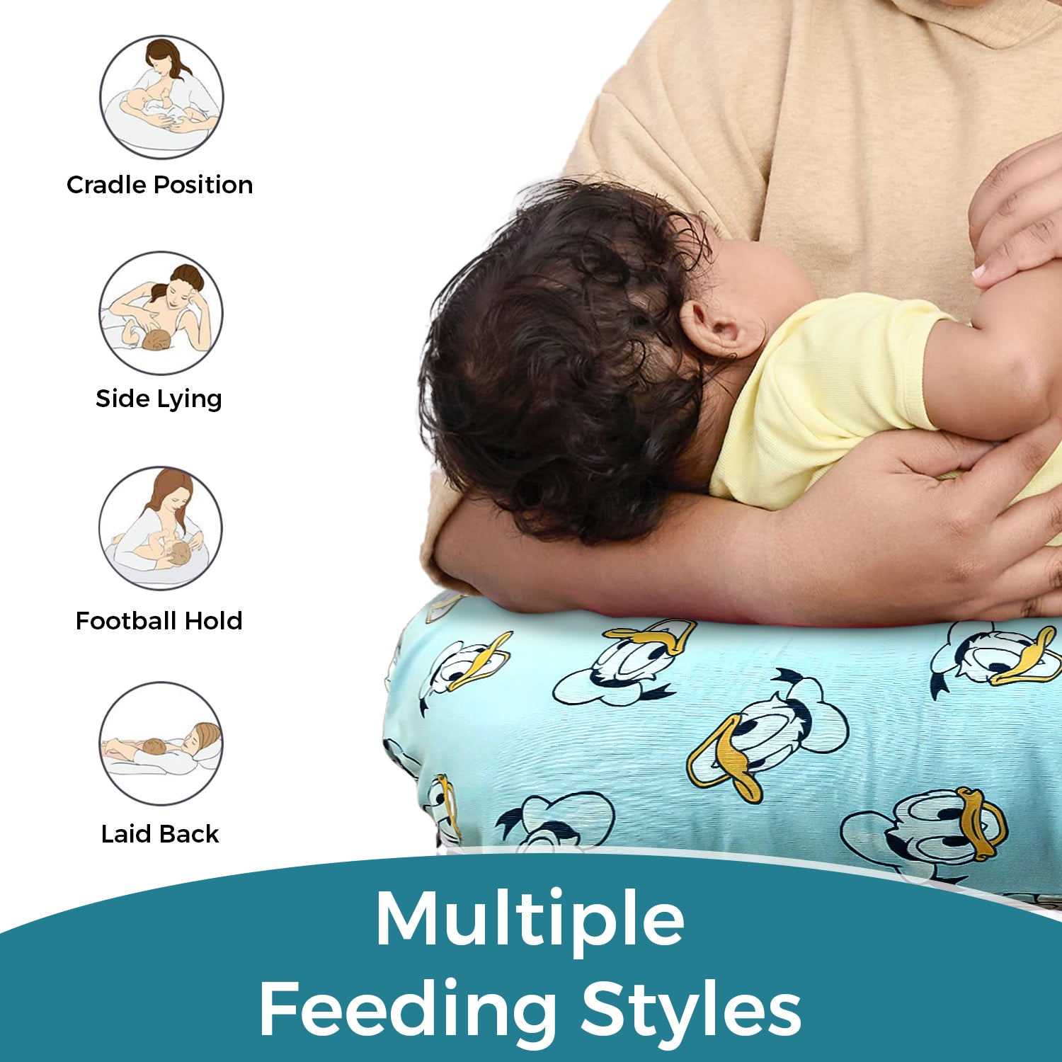 Zikku's Baby Feeding/Nursing Pillow - Main Image