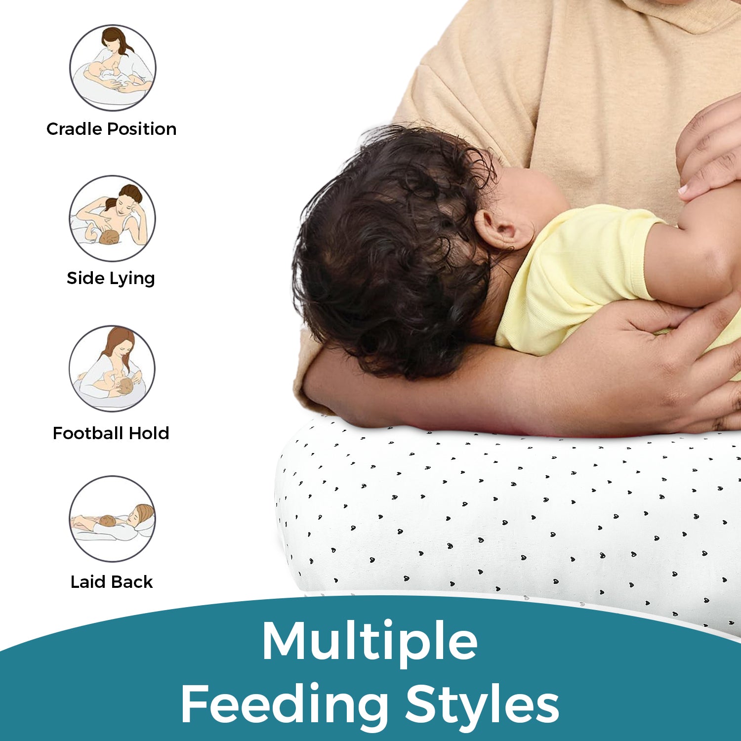 Zikku's Baby Feeding/Nursing Pillow