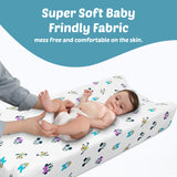 Diaper Changing and Massage Bed/Pad with Cover and Safety Belt for Newborn