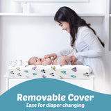 Diaper Changing and Massage Bed/Pad with Cover and Safety Belt for Newborn