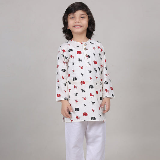 Forest Friends Kurta Set (Unisex)