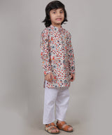 Heritage Bloom Kurta Set (Unisex)