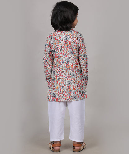 Heritage Bloom Kurta Set (Unisex)