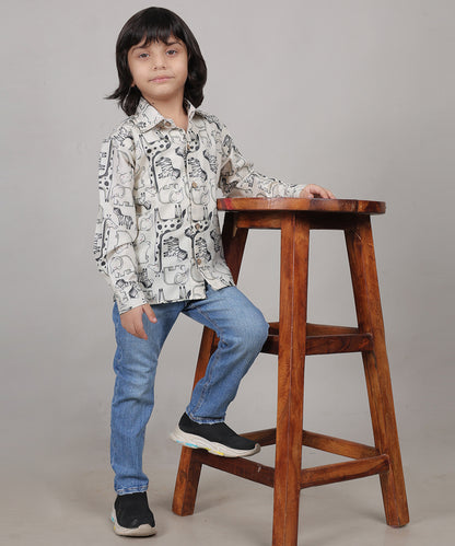 Little Ranger Animal Print Shirt (Unisex)