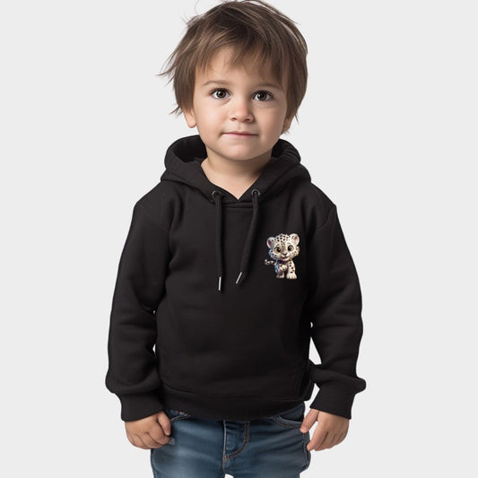 Winter Hoodies For Kids ( Snow Leopard )