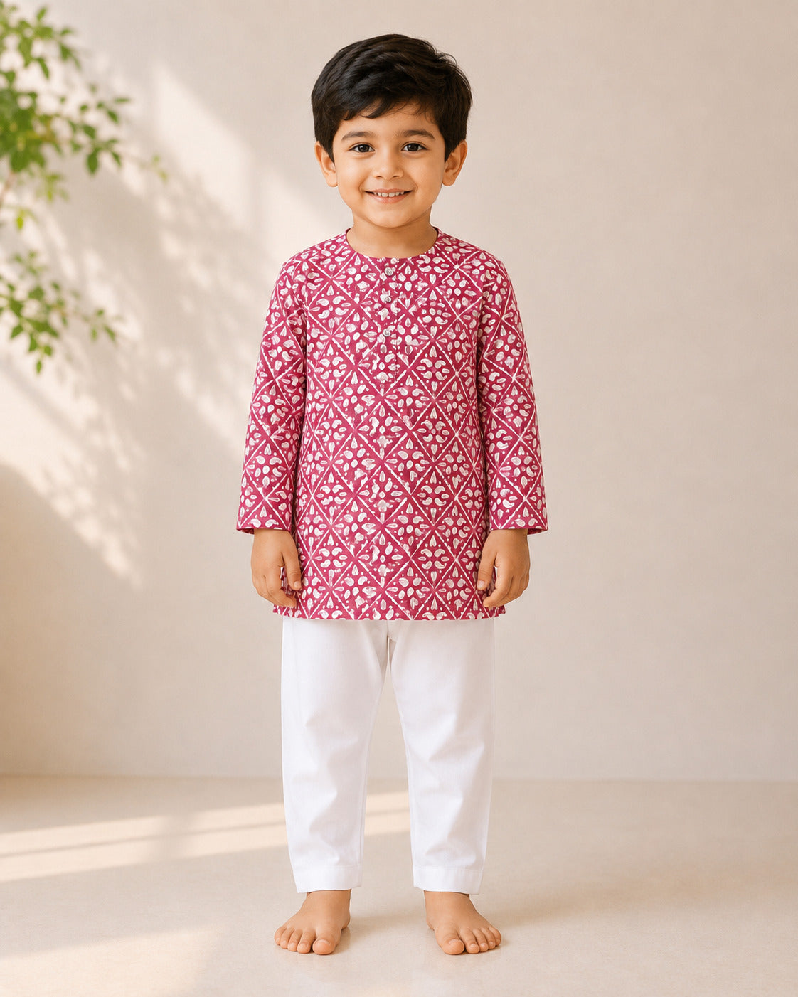 Ruby Spark Kurta Set (Unisex)