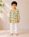 Elephant Carnival Kurta Set (Unisex)